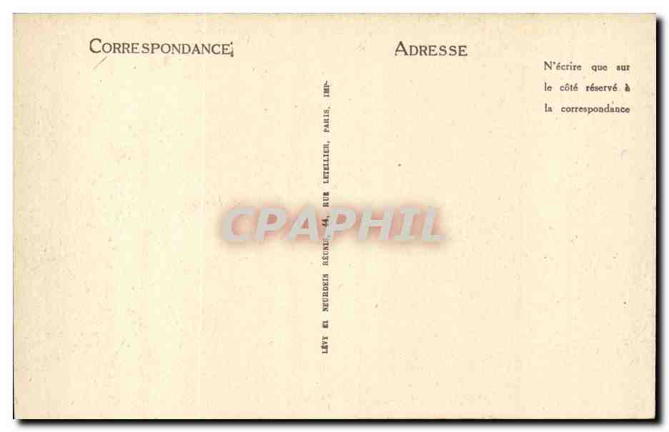 Le Mont Dore - L'Etablissement Thermal - La Galerie des Bains Romains - CPA  — Rückseite