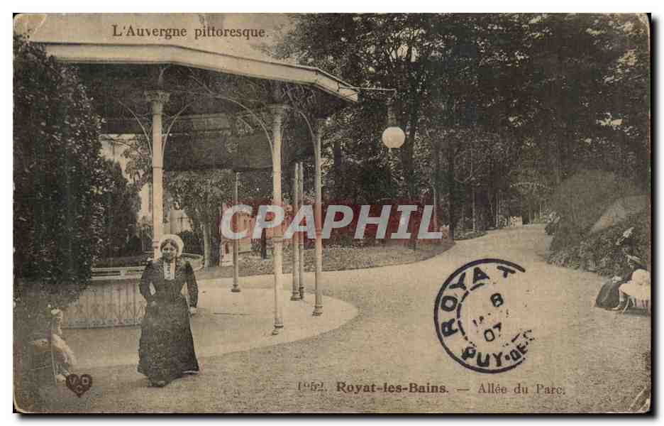 Royaumont — Royat-les-Bains — Allée du Parc — L'Auvergne pittoresque