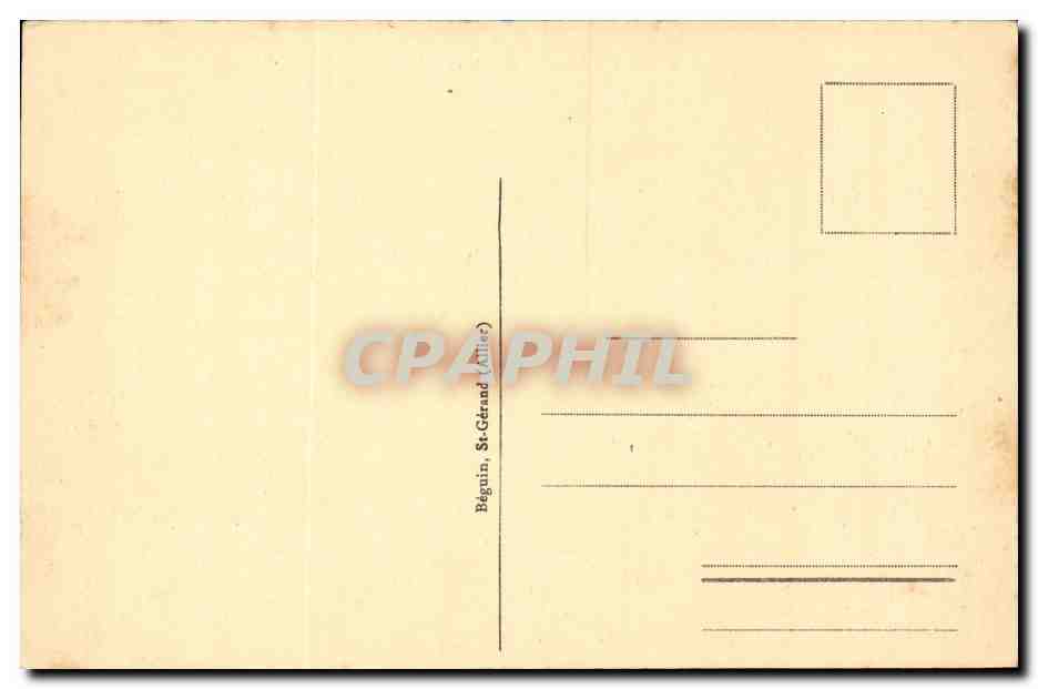 Clermont-Ferrand — Un coin du Lac du Jardin Lecoq — Idéal, n° 4066 — Verso
