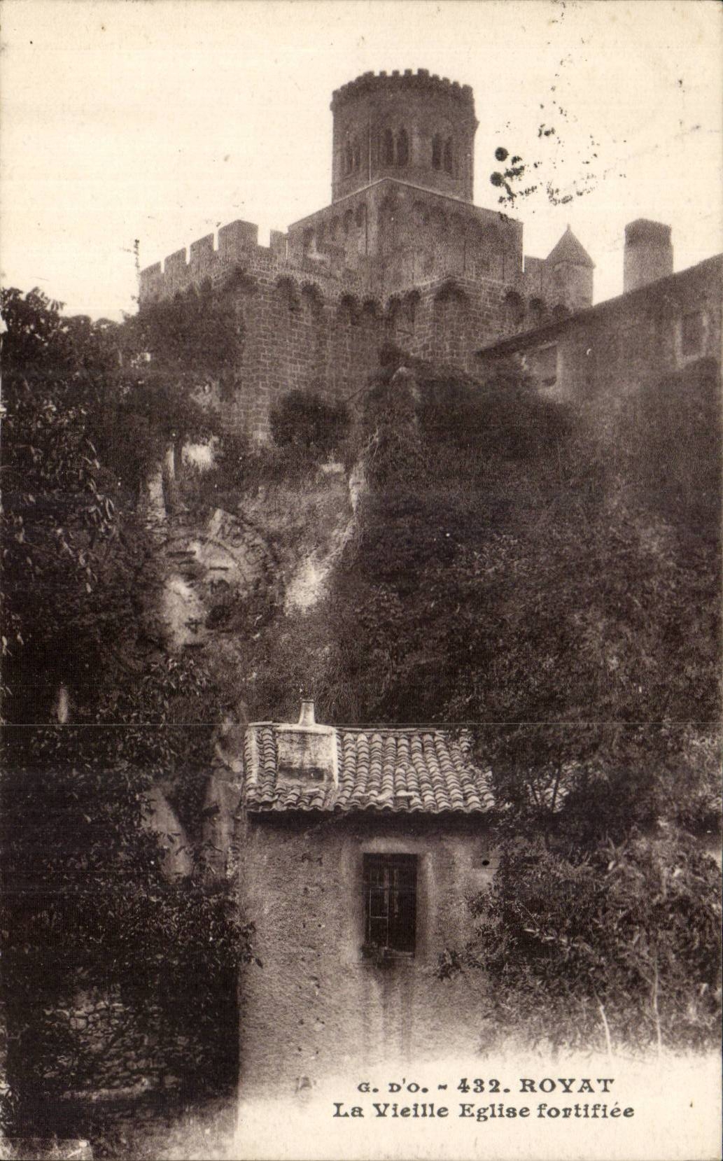 La Vielle Église fortifiée — Royat — G. D'O. n° 432