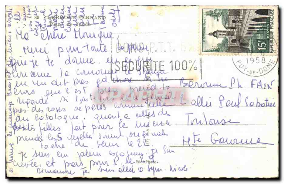 Place de Jaude — Puy-de-Dôme — éditeur Cap — Reverso