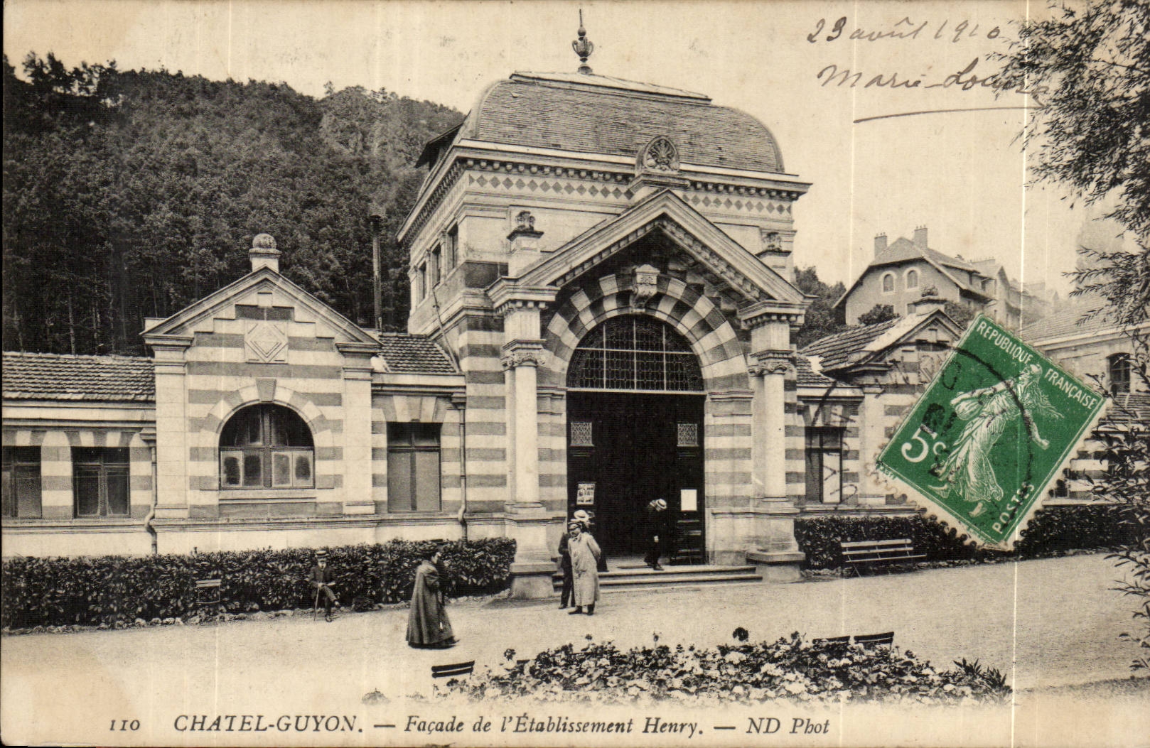Chatelguyon - Chatel Guyon - Facade de l'Etablissement Henry - CPA 