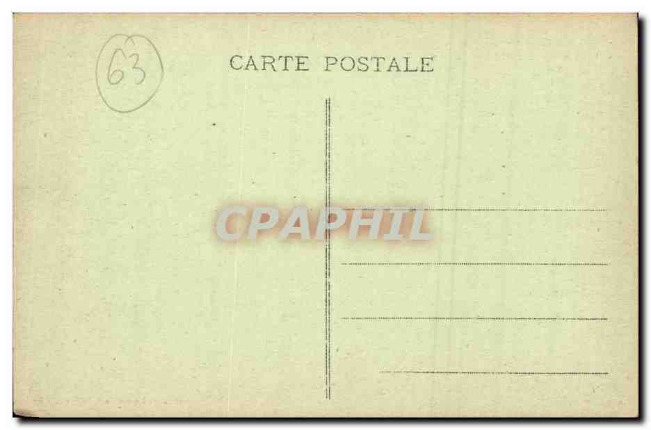 Chatelguyon - Chatel Guyon - Cure Intestinales - Vue au Sud sur les Monts Domes - CPA  — Back