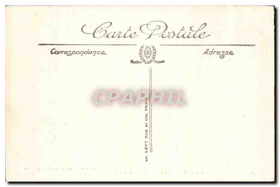 La Bourboule - la Mairie et les Hotels - CPA  — Rückseite