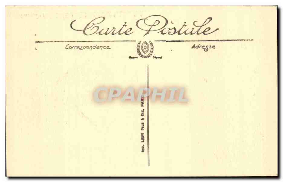 La Bourboule - L'Eglise - CPA  — Rückseite