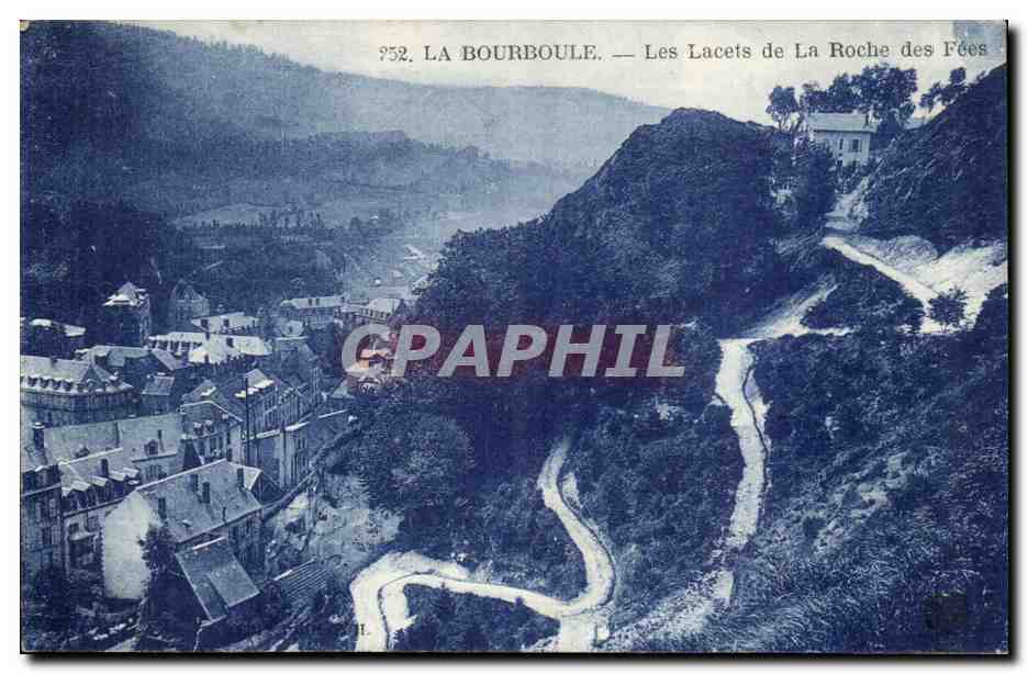 La Bourboule - Les Lacets de la Roche des Fees - CPA 