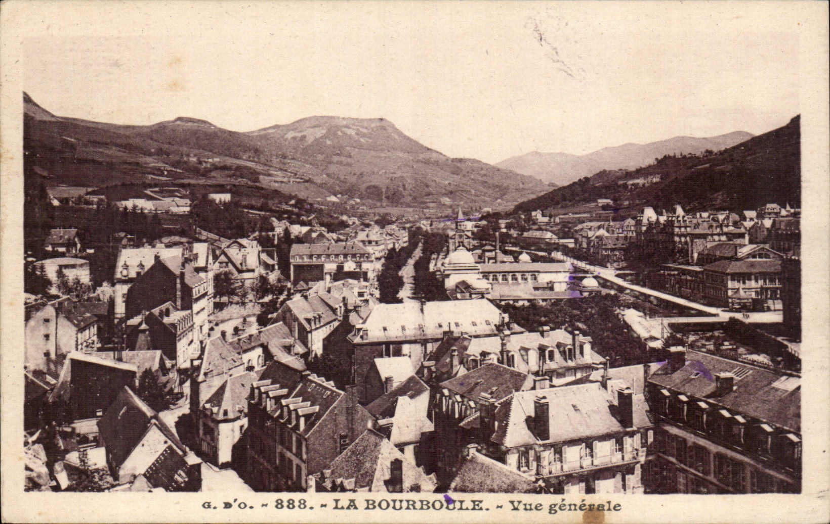 La Bourboule - Vue Generale - CPA 