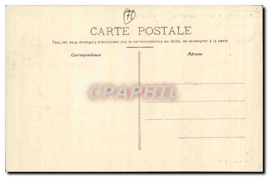 Bourbon Lancy CPA Cour interieure de l'etablissement thermal — Verso