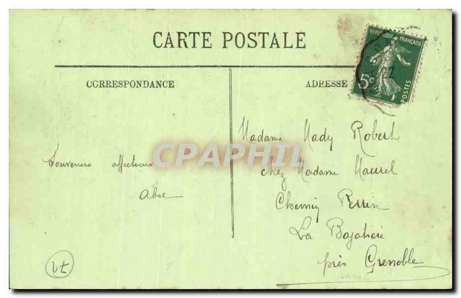 Les Fêtes de Cluny — Septembre 1910 — Le Roi Louis IX — I.L. — Reverso