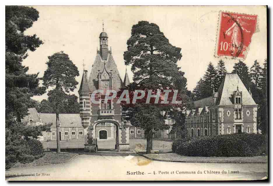 SArthe CPA Porte et communs du chateau du Luart