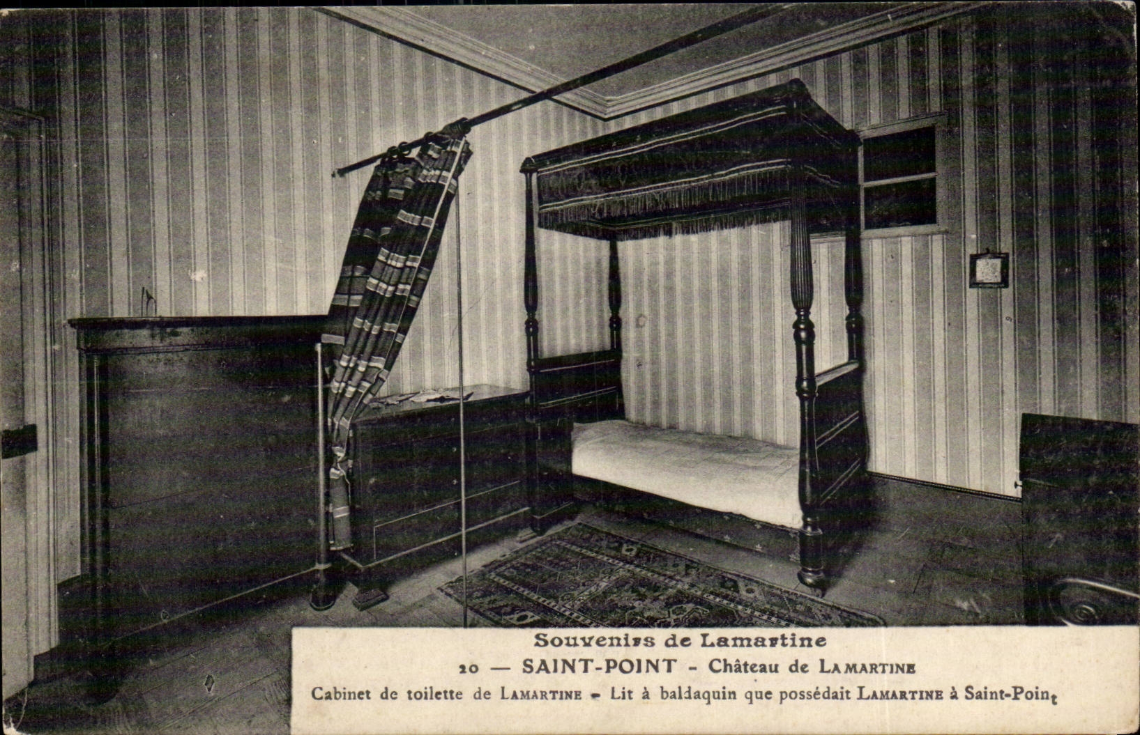 Saint Point CPA Chateau de Lamartine Cabinet de toilette de Lamartine