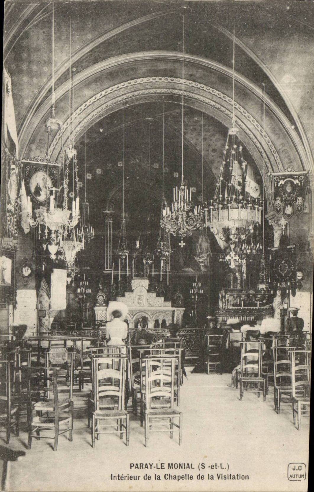 Paray-le-Monial (S.-et-L.) — Intérieur de la Chapelle de la Visitation — J.C. AUTUN
