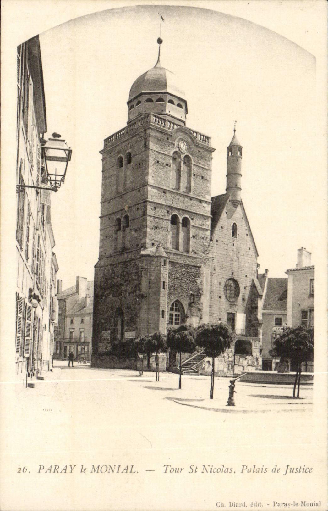 Paray le Monial CPA Tour St Nicolas Palais de justice