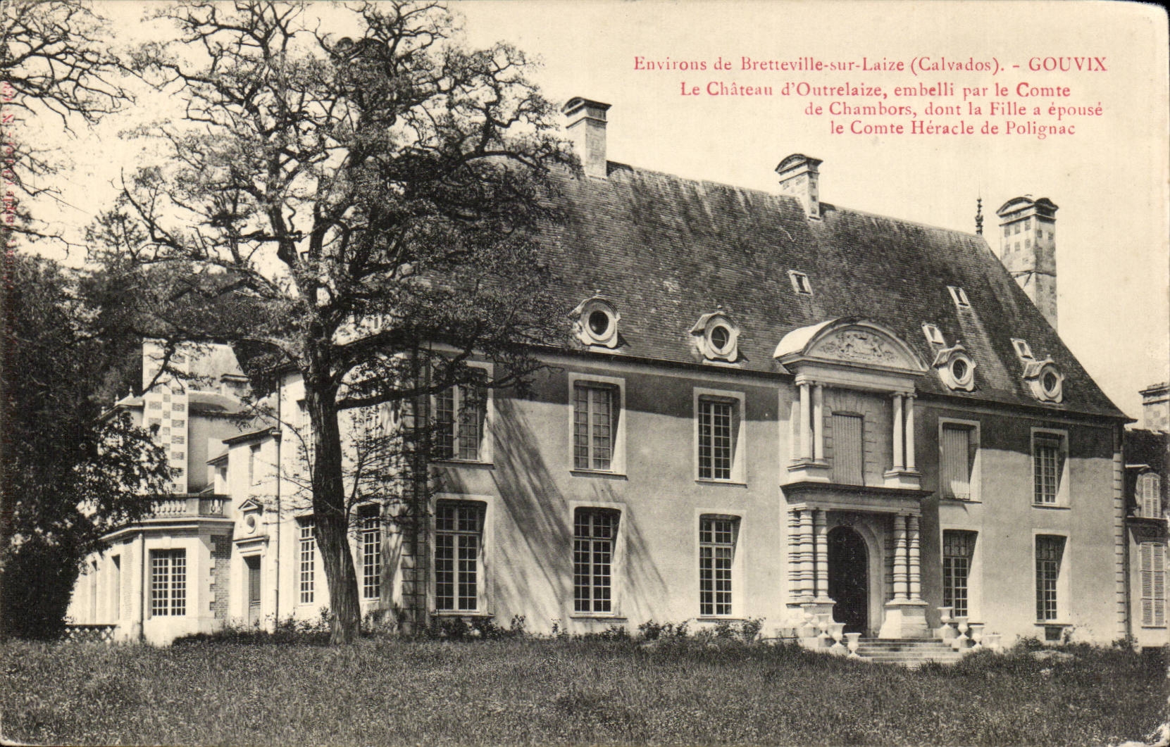 Château d'Outrelaize - Environs de Bretteville-sur-Laize (Calvados) — GOUVIX