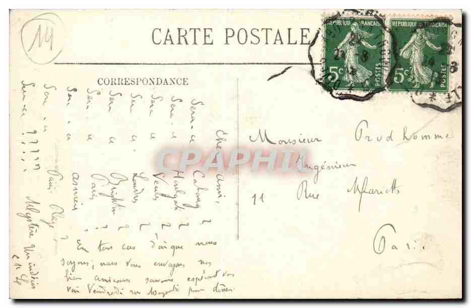 Houlgate — Un Coin du Bois de Boulogne — LL. N° 138 — Rückseite