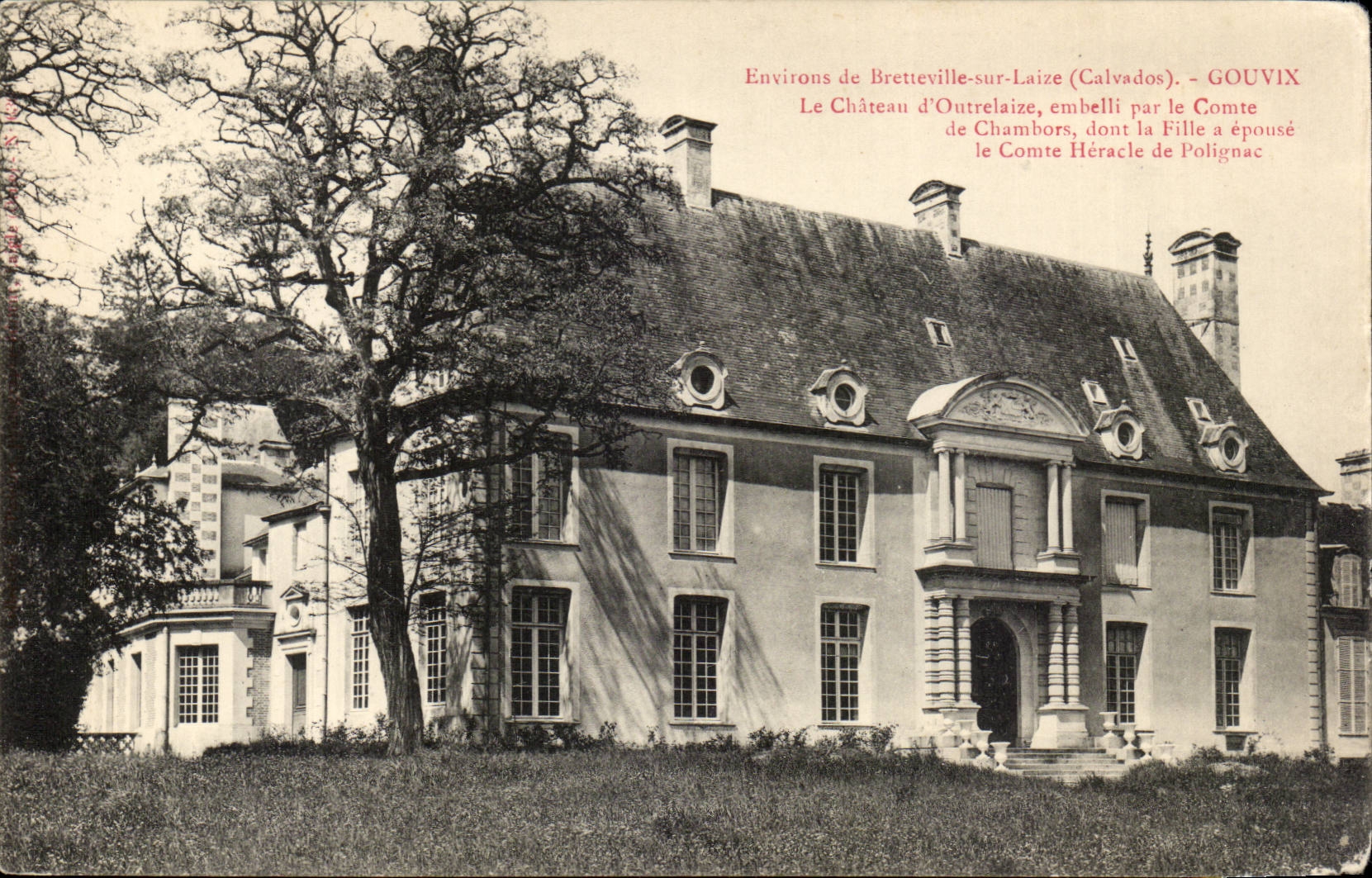 Château d'Outrelaize — Environs de Bretteville-sur-Laize (Calvados) — GOUVIX