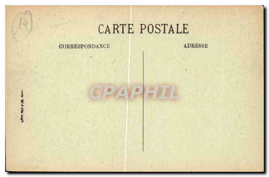 Cabourg CPA L'avenue de la mer — Rückseite