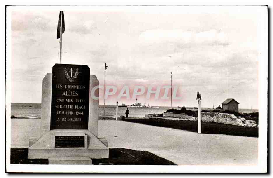 Monument aux Pionniers Alliés — Hermannville-Plage (Calvados) — Éditeur : Photo Véritable