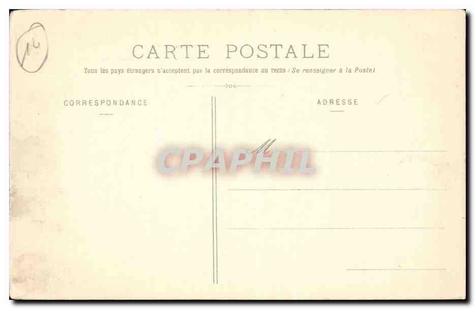 CPA Gouvix Environs de Bretteveille sur Laize Le chateau d'Outrelaize embelli par le Comte de Chambors — Verso