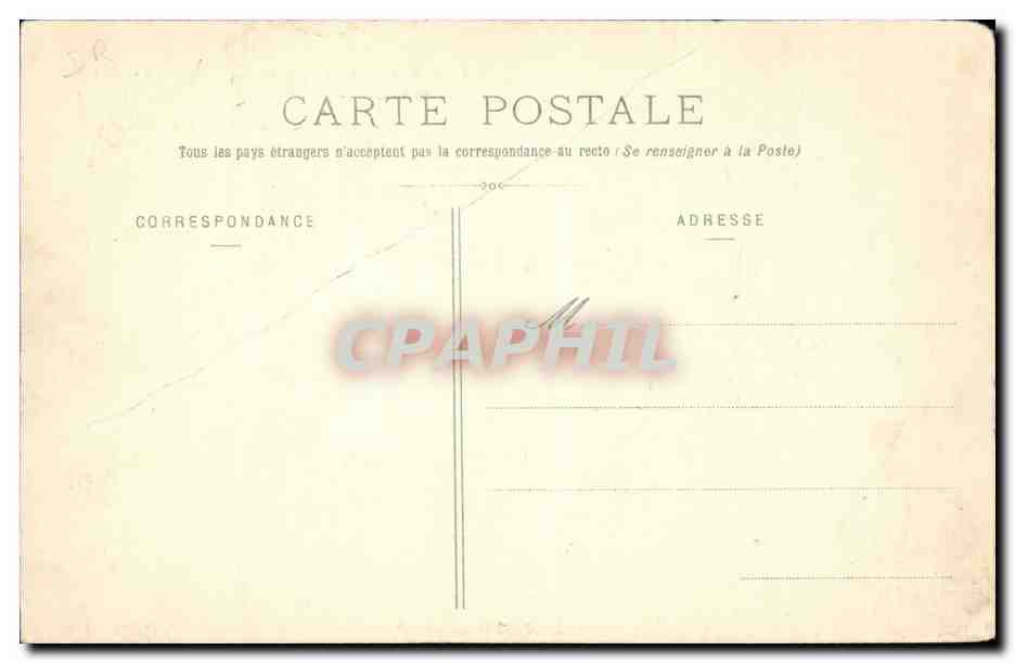 CPA Gouvix Environs de Bretteville sur Loize Le chateau d'Outrelaize embelli par le Comte de Chambors — Verso