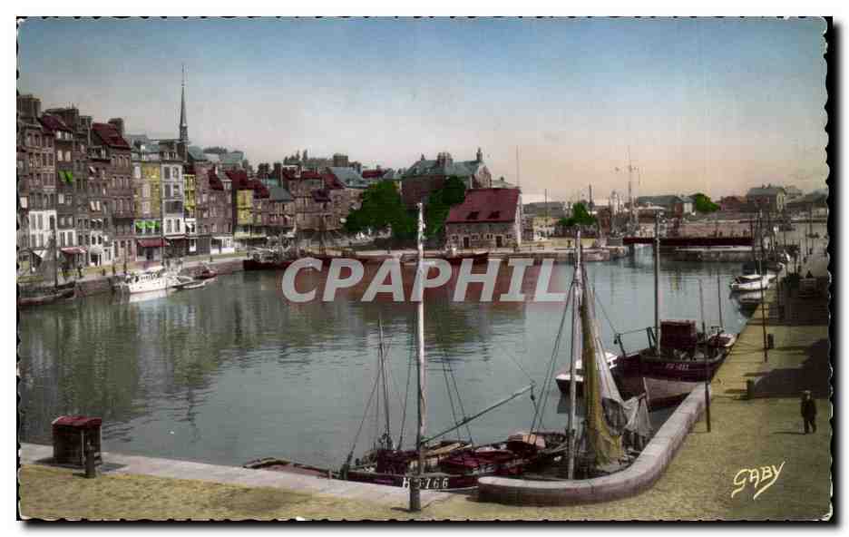 Honfleur — Le vieux bassin — Éditions Gaby, n° H 6766