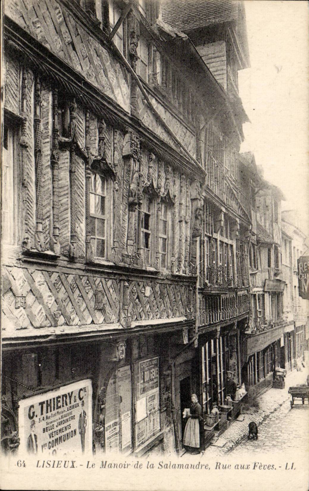 Lisieux — Le Manoir de la Salamandre, Rue aux Fèves — G. Thiery & Cie
