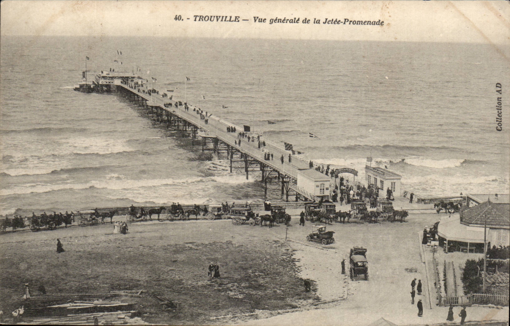 Trouville - Vue Generale de la Jetee Promenade - CPA 