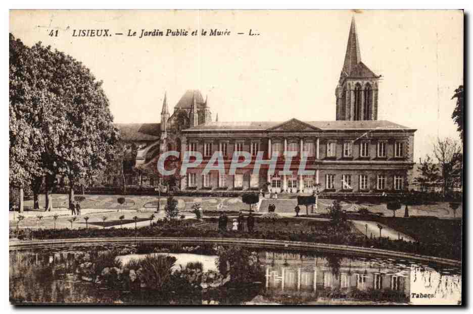 Lisieux — Le Jardin Public et le Musée — Tabacs