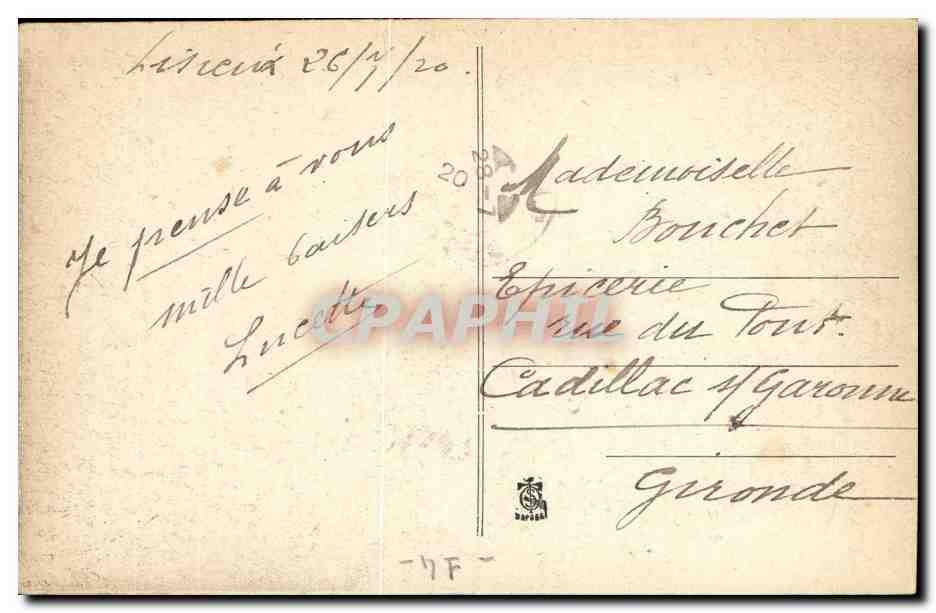 « Les Buissonnets », Lisieux — maison de campagne — éditeur non identifié, n° 15 — Rückseite