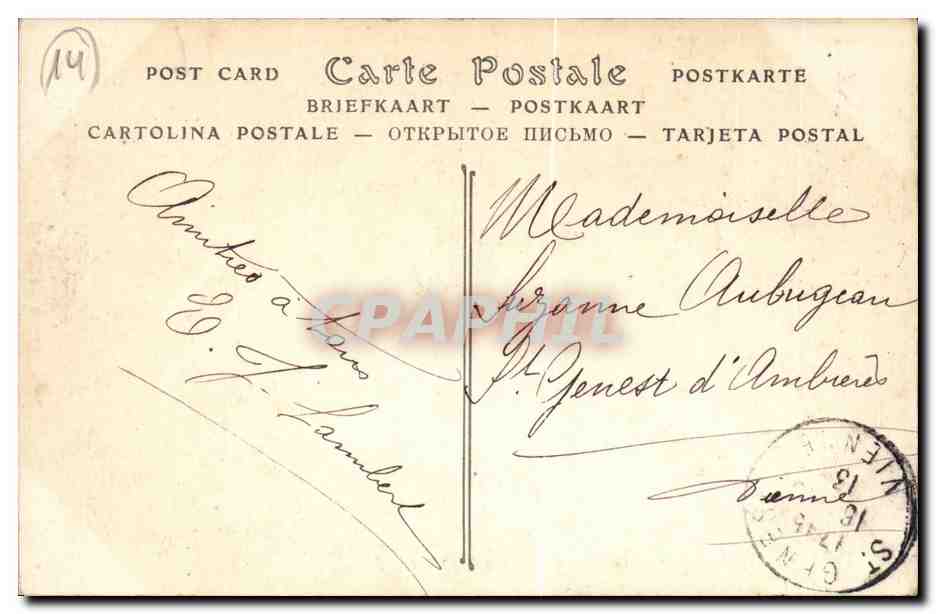 Lisieux — Die Straßen der Station und Fournet — ND Fotografie — Rückseite