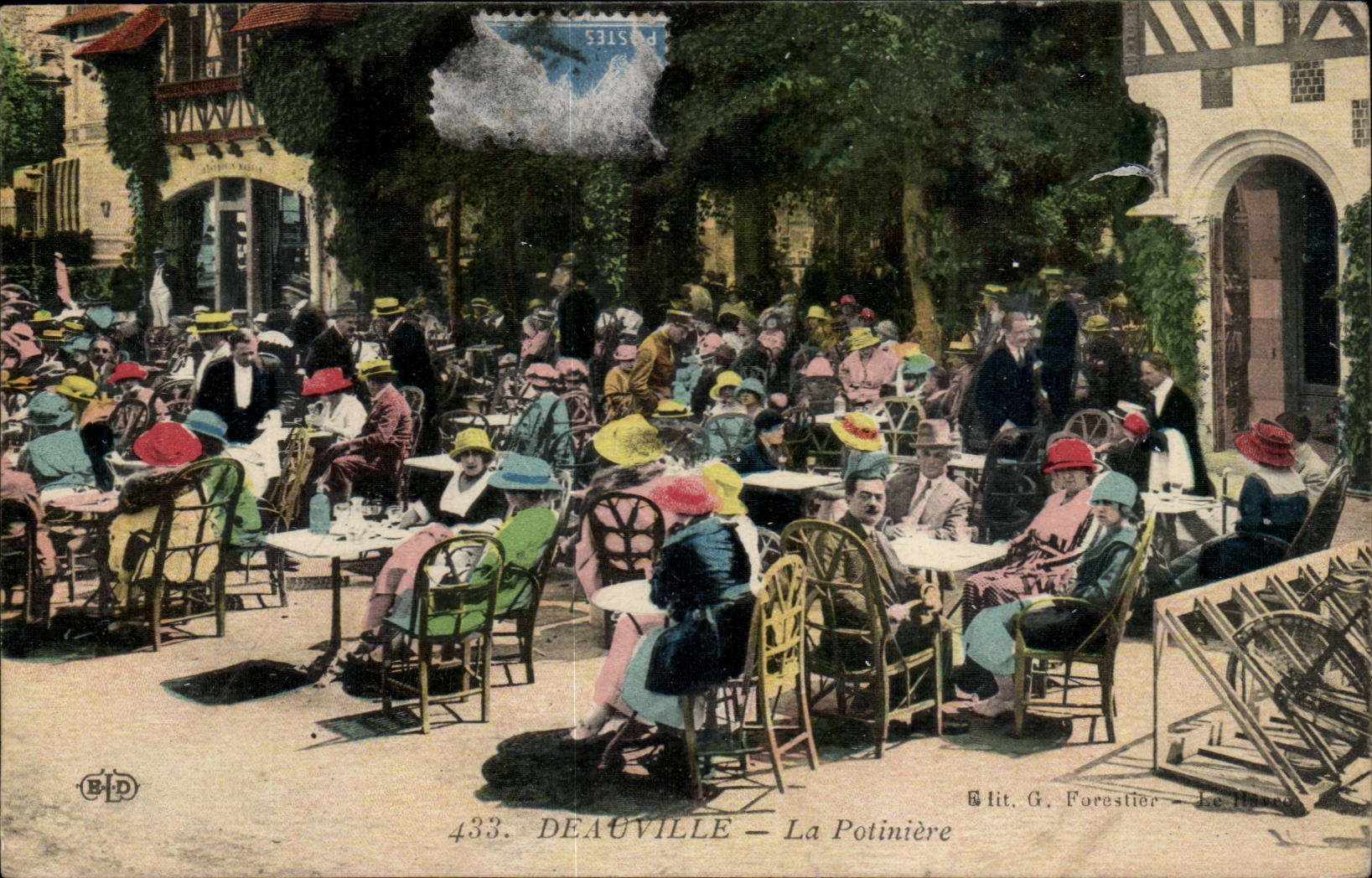 Deauville — La Potinière — lit. G. Forestier, n° 433