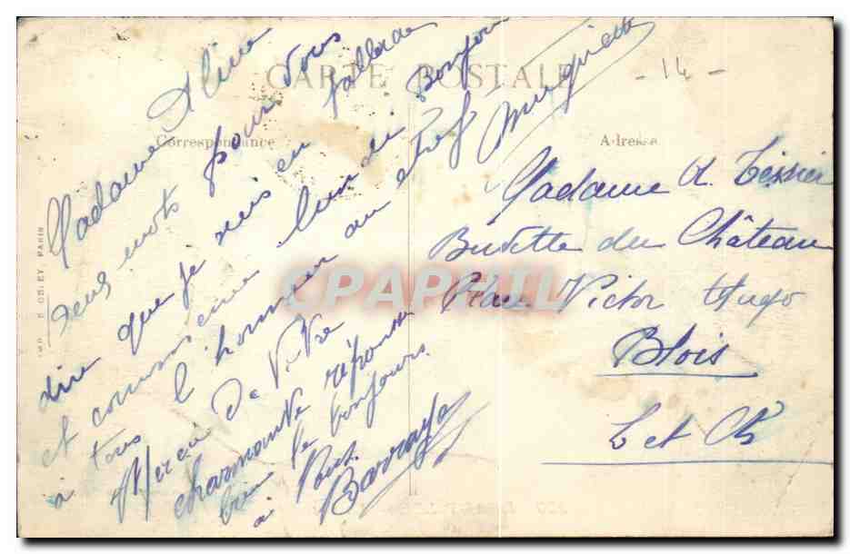 Deauville — La Potinière — lit. G. Forestier, n° 433 — Reverso