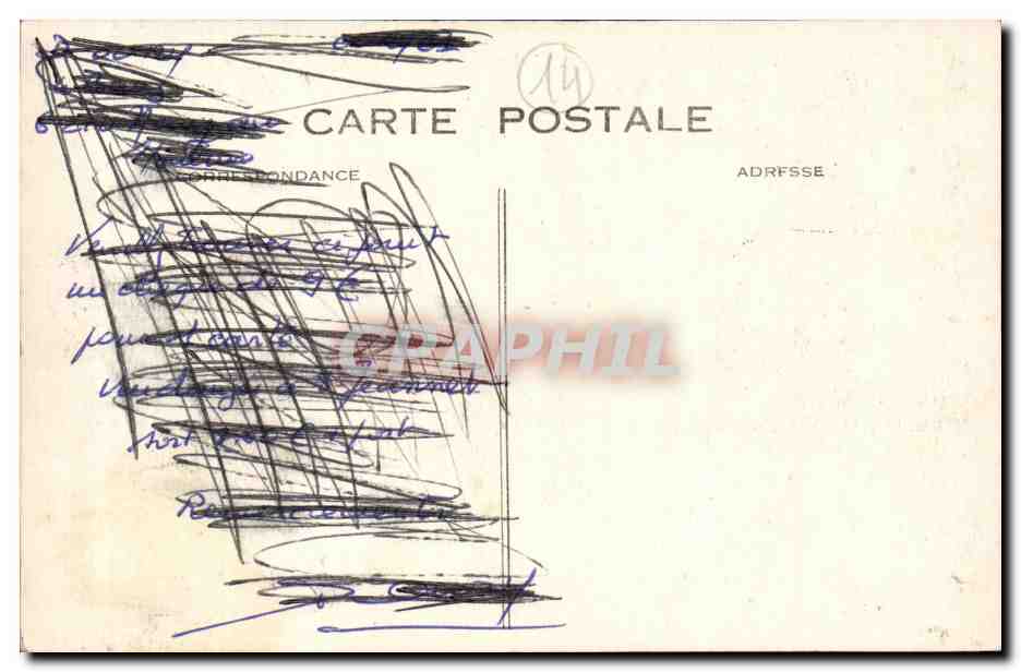 Trouville - La Reine des Plages - Dans la vague - Paquebot - Steamer - CPA  — Verso