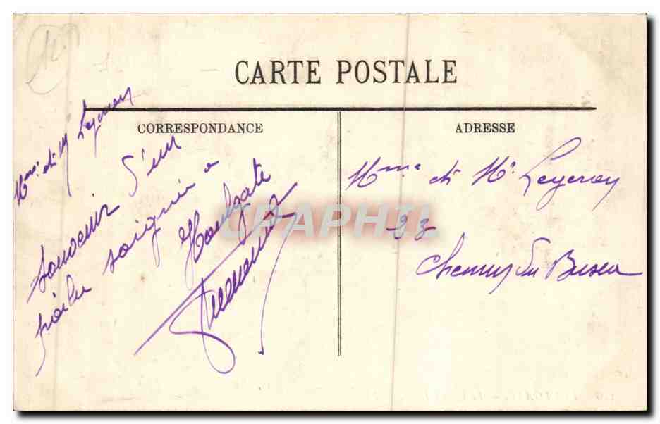 Houlgate - Le Grand Hotel - CPA  — Rückseite