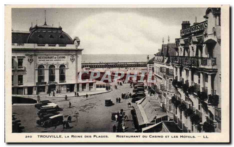 Trouville, La Reine des Plages — Restaurant du Casino et les Hôtels — LL, n° 260