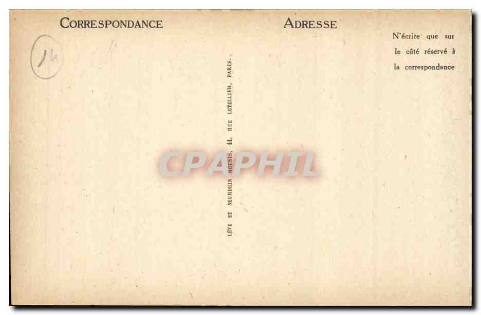 Trouville - Vue générale de la Plage - LL — Verso