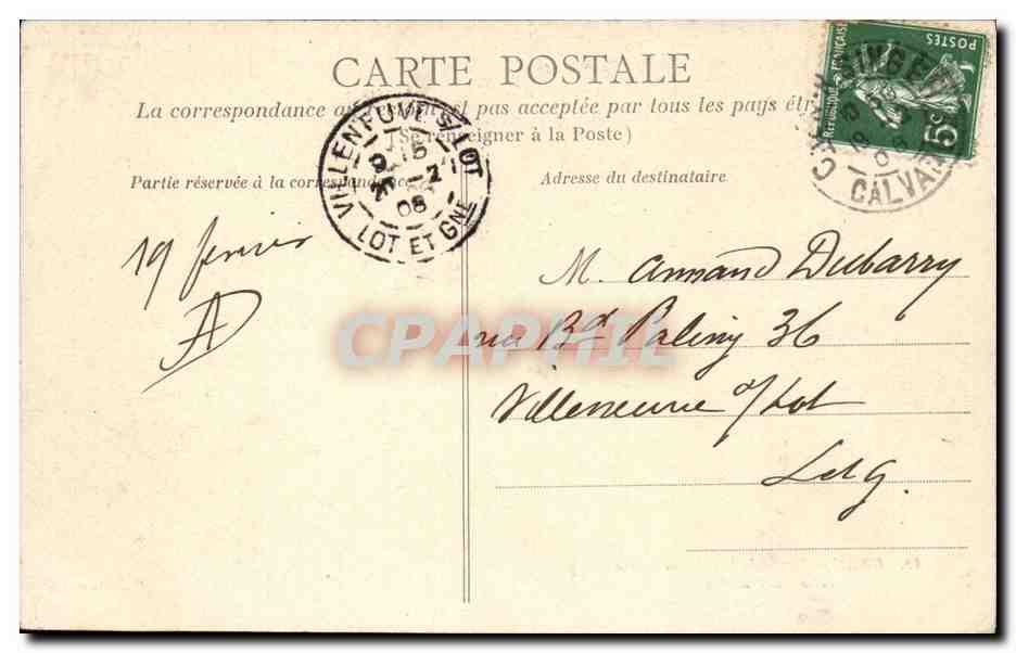 CAEN — Place de la Poissonnerie et la Tour le Roi — Collection AD — Reverso