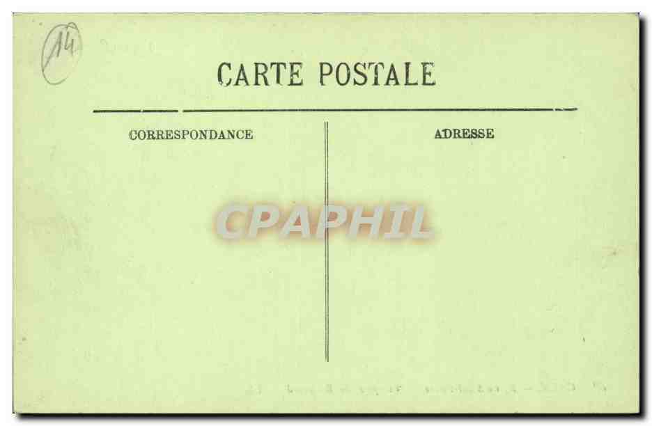 Caen - Eglise Saint Pierre - Vue prise du Boulevard - CPA  — Verso