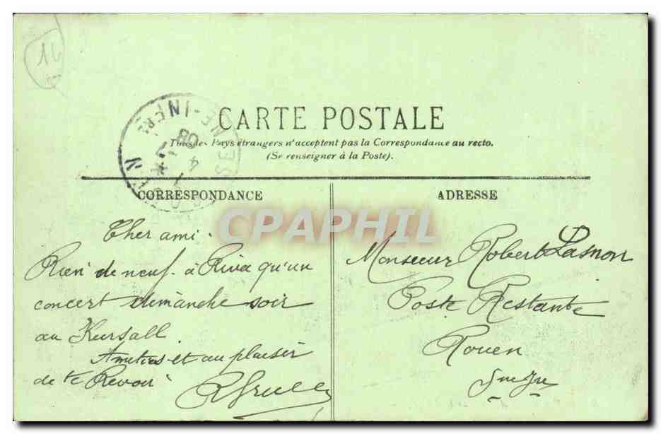 Riva Bella CPA Sur la plage (enfants) — Rückseite