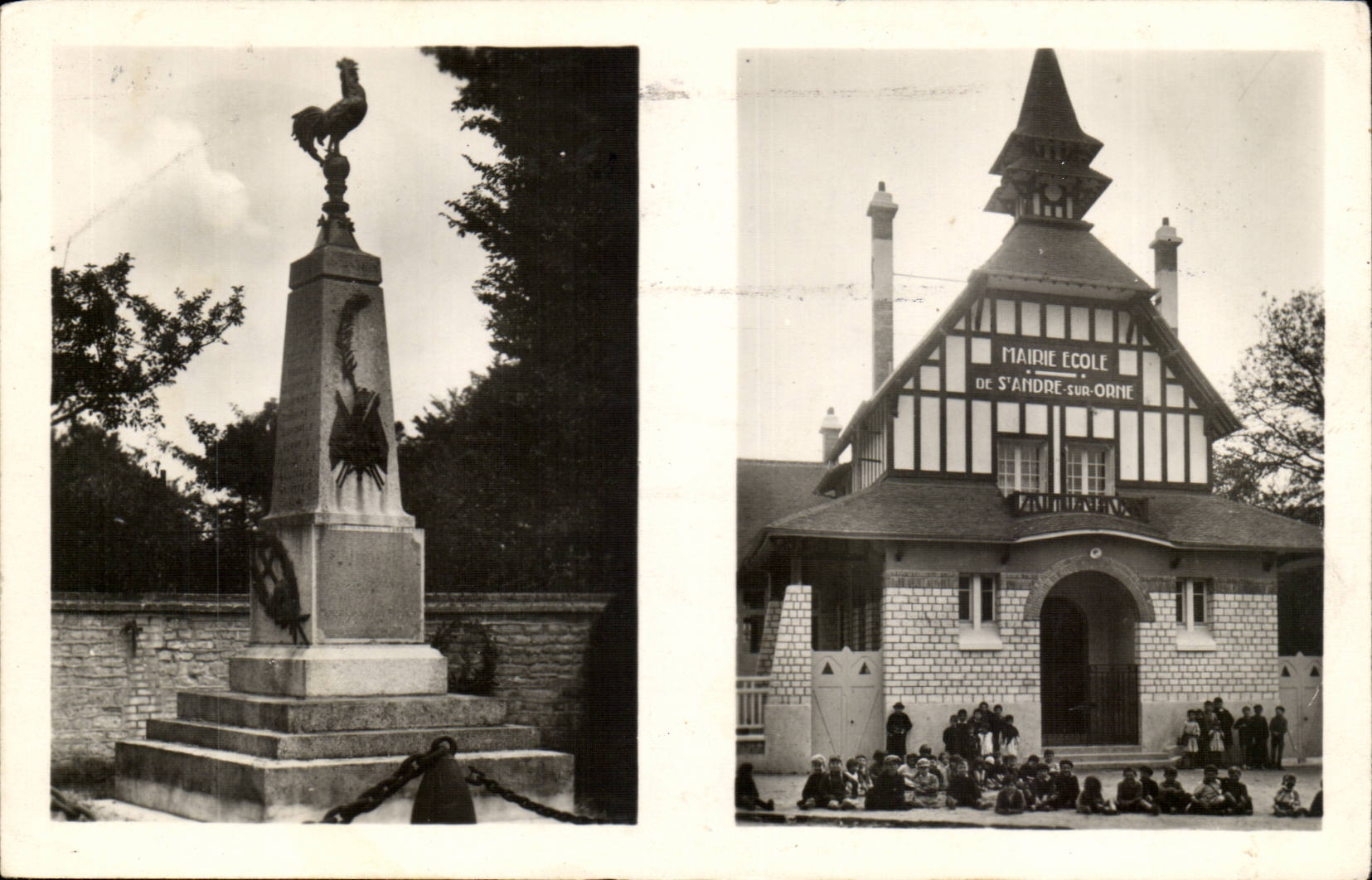 Mémorial du Coq — Mairie/École de Saint-André-sur-Orne