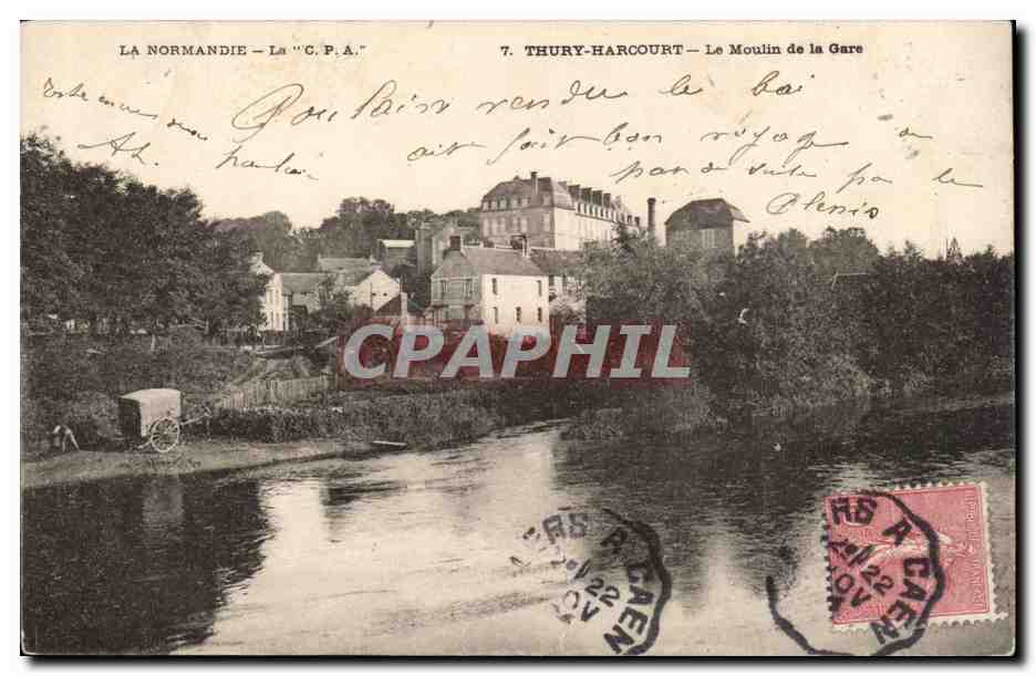 Thury Harcourt CPA Le moulin de la gare