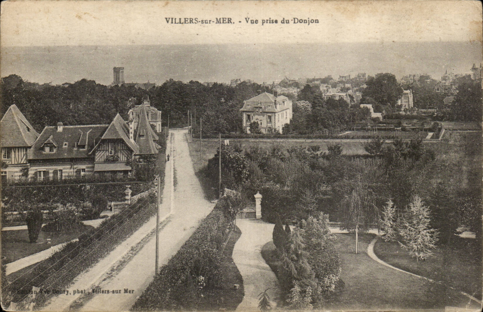 Villers sur Mer CPA Vue prise du donjon