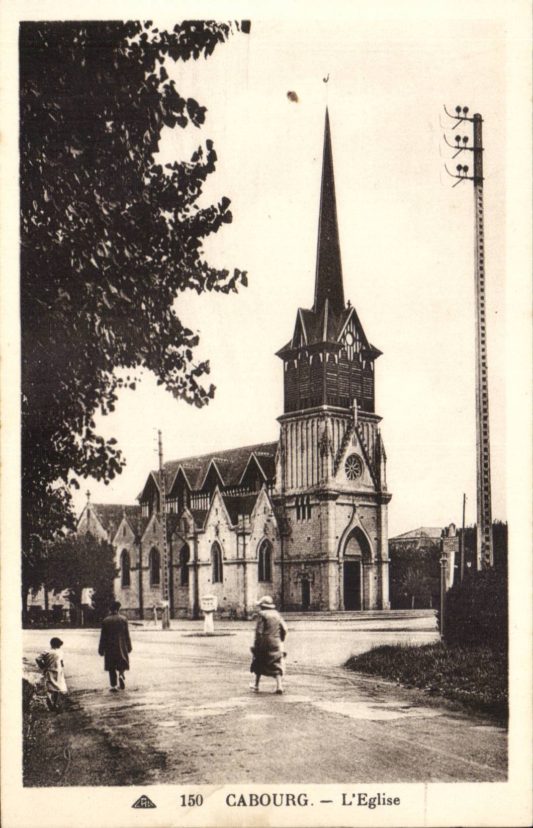 CAbourg CPA L'eglise