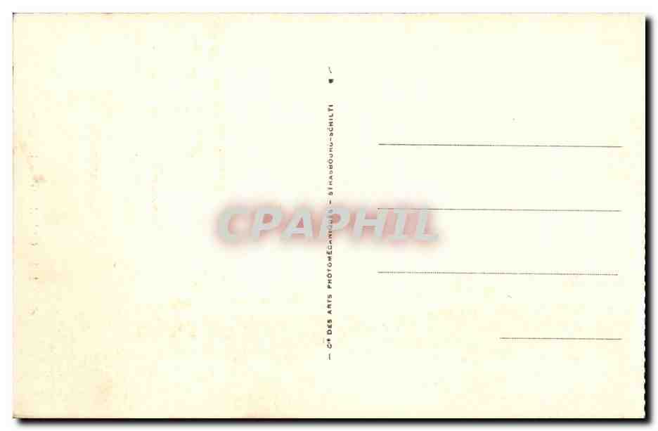 CAbourg CPA L'eglise — Rückseite