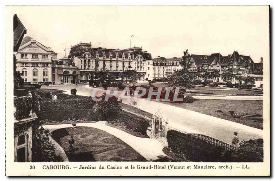 Cabourg — Jardins du Casino et le Grand-Hôtel — Viraut et Mauciere, architectes — LL.