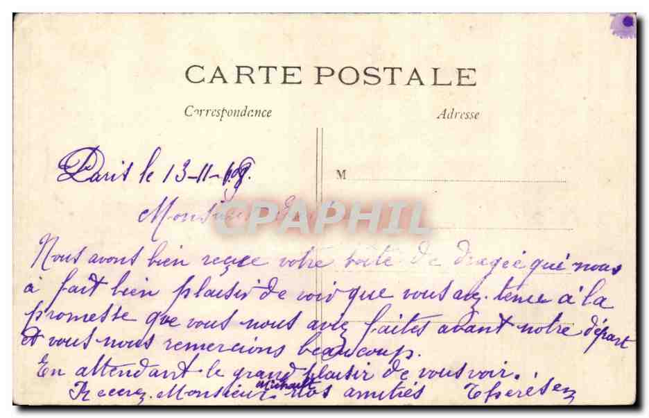 Paris Nouveau CPA Les femmes cocheres Mlle Dollet (cheval) — Rückseite