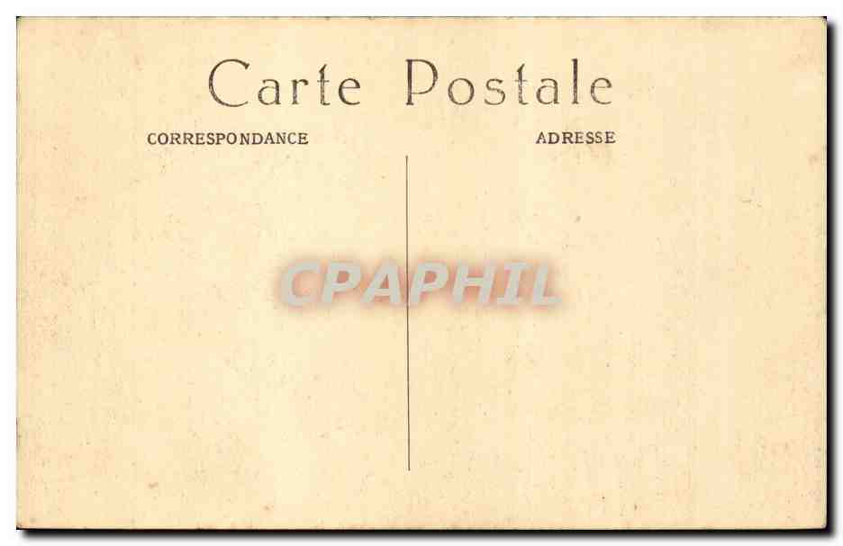 Paris CPA La gare du Nord et boulevard Denain — Rückseite