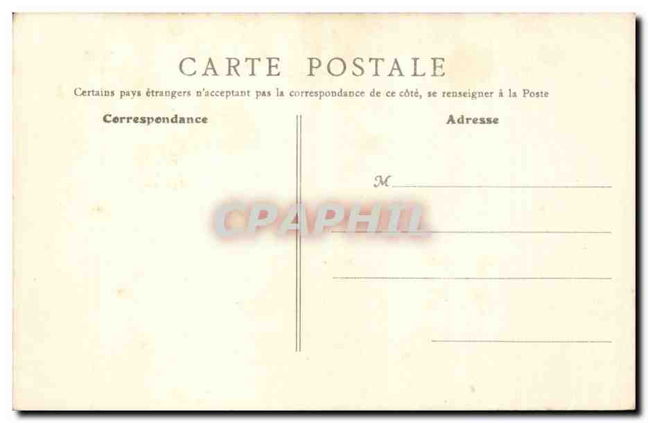 Paris CPA Gare de Lyon — Rückseite