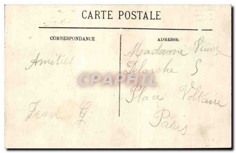 Paris CPA Gare de Lyon — Verso