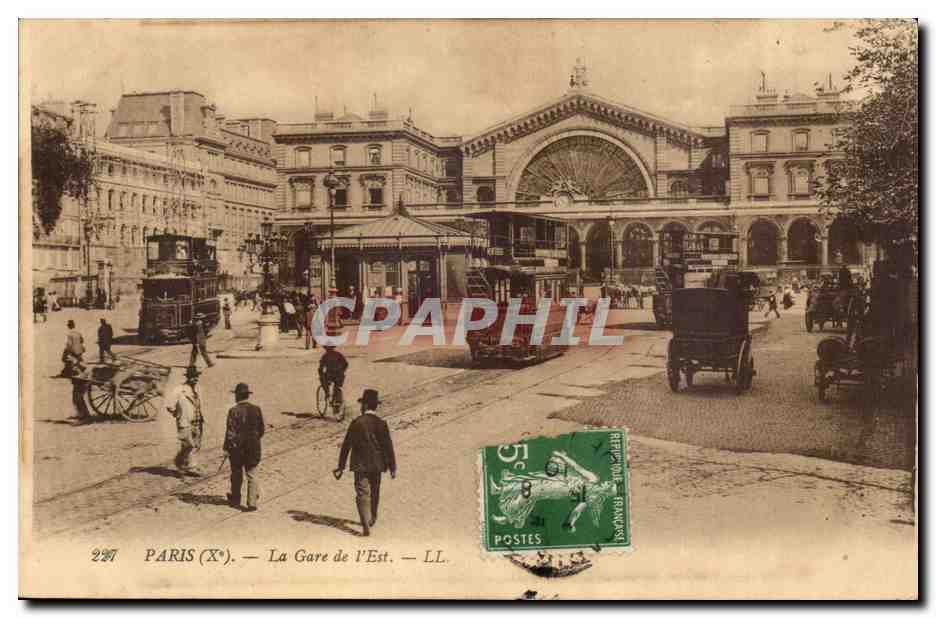Paris CPA Gare de l'Est